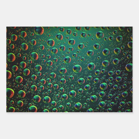 Grünpapier Geschenkpapier Set (Vorderseite 2)