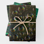 Grünpapier Geschenkpapier Set (Beispiel)