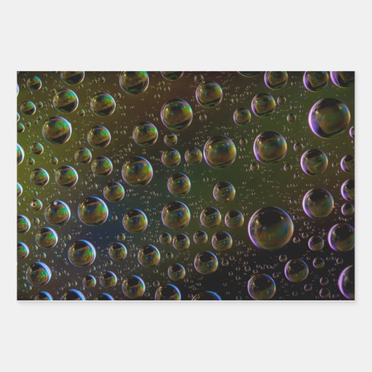 Grünpapier Geschenkpapier Set (Vorderseite)