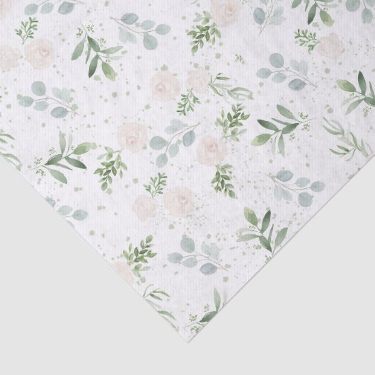 Grünpapier und Weißpapier Seidenpapier (Ausschnitt)