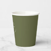 Grünpapiertasse Pappbecher (Links)