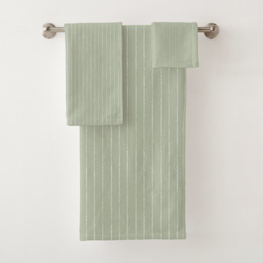 Grünpastellfarben. Badhandtuch Set (Insitu)