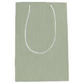 Grünpastellfarben. Mittlere Geschenktüte (Vorderseite)