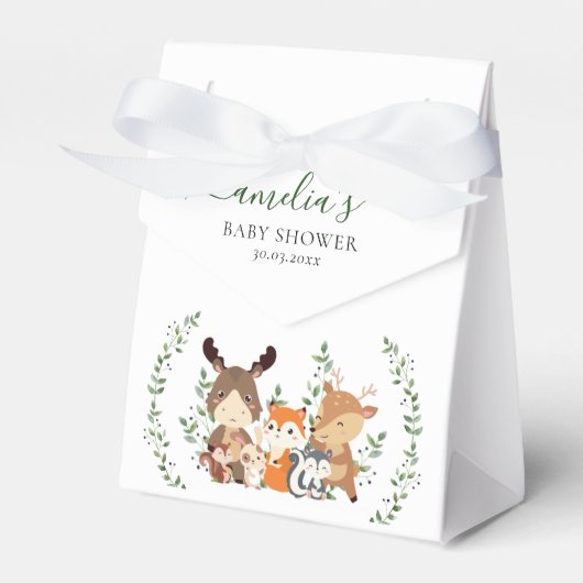 Grünpflanzen aus süßem Wald Botanische Waldtiere Geschenkschachtel