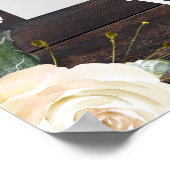 Grünpflanzen boho rustikale Hochzeit Foto prop Poster (Ecke)