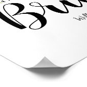 Grünpflanzen botanisch kommt die Braut Poster (Ecke)