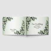 Grünpflanzen der Hochzeitspartei Eukalyptus-Blätte Gästebuch (Voll)