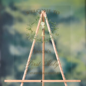 Grünpflanzen des ersten Kommunion Chalice Wappen Acrylschild (Neutral)