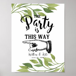 Grünpflanzen DIESE ART FINGER PUNKT Poster