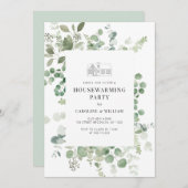 Grünpflanzen Einladung (Vorne/Hinten)