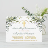 Grünpflanzen Einladung (Stehend Vorderseite)