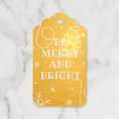 Grünpflanzen, elegant, botanisch, ohne Foto, gesch Geschenkanhänger (Vorderseite)