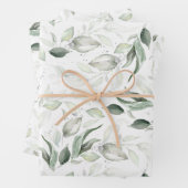 Grünpflanzen Elegant Soft Silver Foliage Geschenkpapier Set (Beispiel)