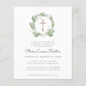 Grünpflanzen Erste Haushaltseinladung der Gemeinsc (Vorderseite)