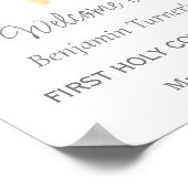 Grünpflanzen | Erste Heilige Kommune Willkommen Poster (Ecke)