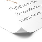 Grünpflanzen | Erste Heilige Kommune Willkommen Poster (Ecke)