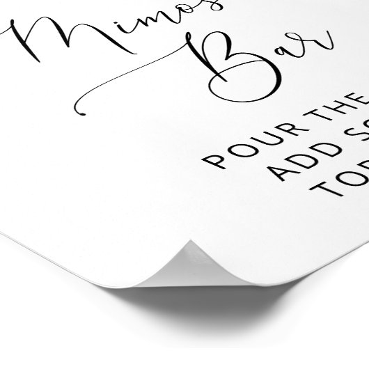 Grünpflanzen, Eukalyptus-Blätter, Boho, Mimosa Bar Poster (Ecke)