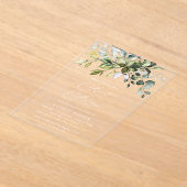 Grünpflanzen, Eukalyptus-Blätter, Boho, Süß 16 Acryleinladungen (Ablage )