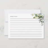 Grünpflanzen, Eukalyptus-Blätter, Brautparty Rezep (Rückseite)