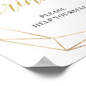 Grünpflanzen Eukalyptus-Blätter signieren rustikal Poster (Ecke)