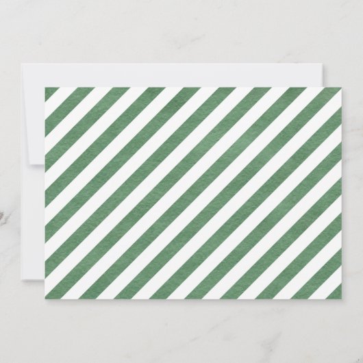 Grünpflanzen Floral Woodland Tiere Twins Baby Dusc Einladung (Rückseite)