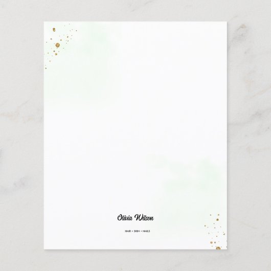 Grünpflanzen Flyer (Hinten)