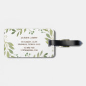 Grünpflanzen Gepäckanhänger (Rückseite horizontal)