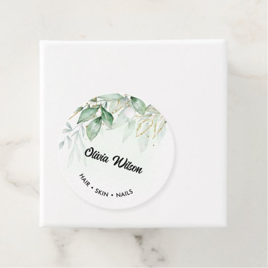 Grünpflanzen Geschenkanhänger (Beispiel)