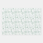 Grünpflanzen Geschenkpapier Set (Vorderseite)