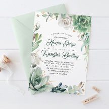 Grünpflanzen | Green & Gold | Sukkulente Blumenhoc