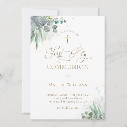 Grünpflanzen im Wasser | Erste Kommune Einladung (Vorderseite)