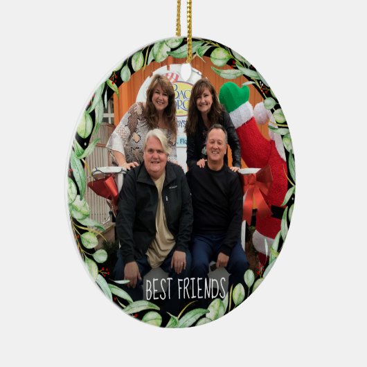 Grünpflanzen Keramik Ornament (Rechts)