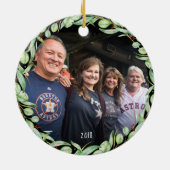 Grünpflanzen Keramik Ornament (Hinten)