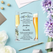 Grünpflanzen Nichts Extravagant nur Liebe Blasen & Acryleinladungen (In Situ (Hochzeit))