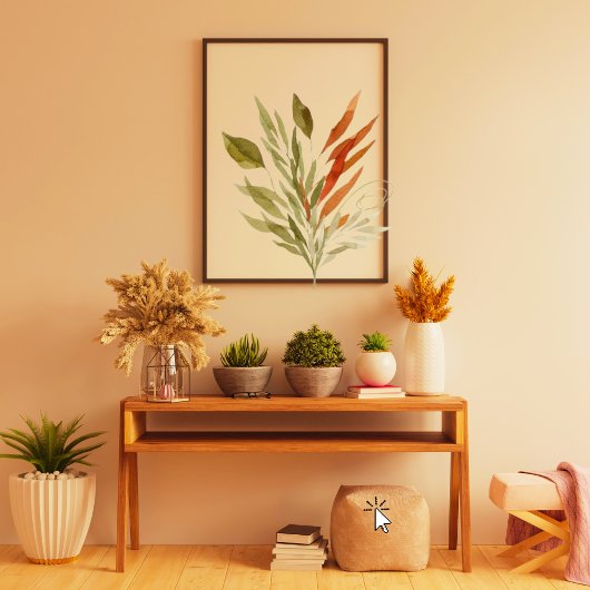 Grünpflanzen Poster