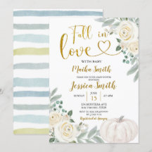 Grünpflanzen Pumpkin Fall in Liebe Kinderdusche Ei