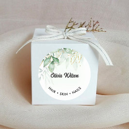 Grünpflanzen Runder Aufkleber