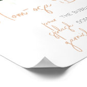 Grünpflanzen Succulents Baby Dusche Mama Osa Bar Poster (Ecke)