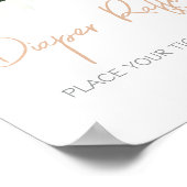 Grünpflanzen Succulents Babydusche Windelwanne Poster (Ecke)