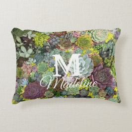 Grünpflanzen Succulents Dekokissen