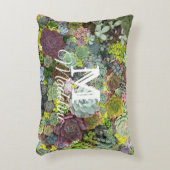 Grünpflanzen Succulents Dekokissen (Vorderseite(Vertikal))