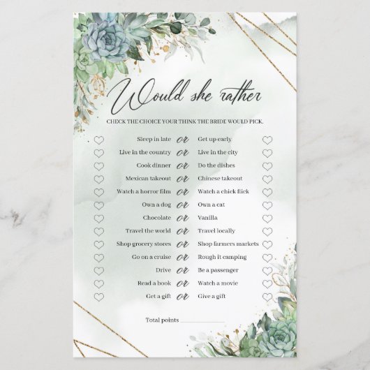 Grünpflanzen succulents eucalyptus würde sie eher (Vorderseite)