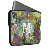 Grünpflanzen Succulents Laptopschutzhülle (Vorne Rechts)