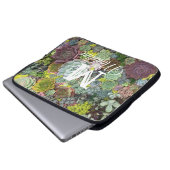 Grünpflanzen Succulents Laptopschutzhülle (Vorne Knopf)
