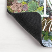 Grünpflanzen Succulents Mousepad (Ecke)