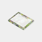 Grünpflanzen Succulents Post-it Klebezettel (angewinkelt)