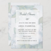 Grünpflanzen Sukkulentes Leaf Mint Wasserfarbe Bot Einladung (Vorne/Hinten)