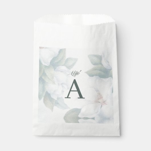 Grünpflanzen Sukkulentes Leaf Mint Wasserfarbe Bot Geschenktütchen (Vorderseite)