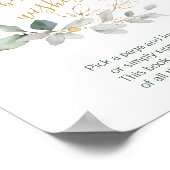 Grünpflanzen Sweet Baby Dusche Gästebuch (Ecke)