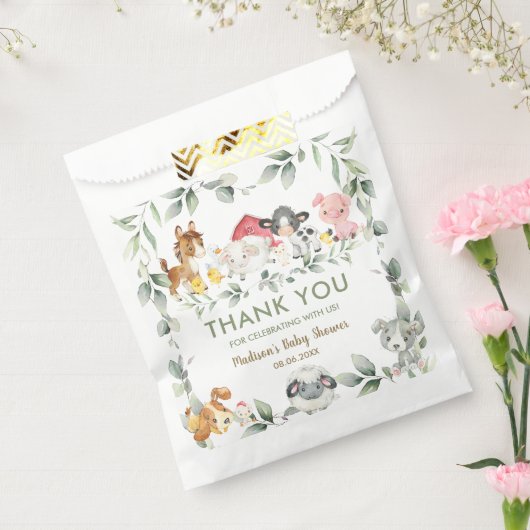 Grünpflanzen Tiere Geburtstagsdusche Geschenktütchen (Versiegelt)